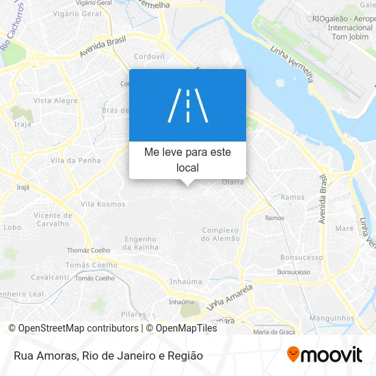 Rua Amoras mapa