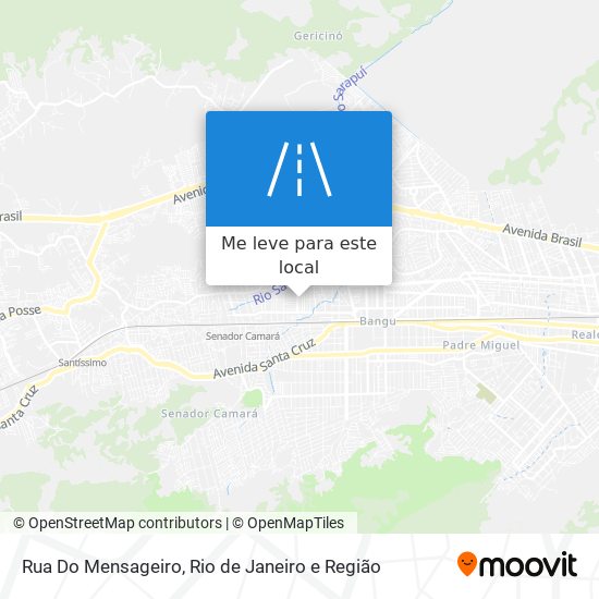 Rua Do Mensageiro mapa