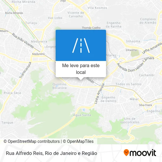 Rua Alfredo Reis mapa
