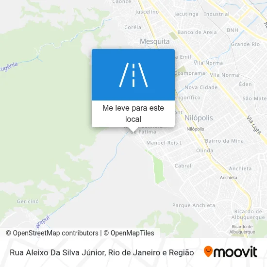 Rua Aleixo Da Silva Júnior mapa