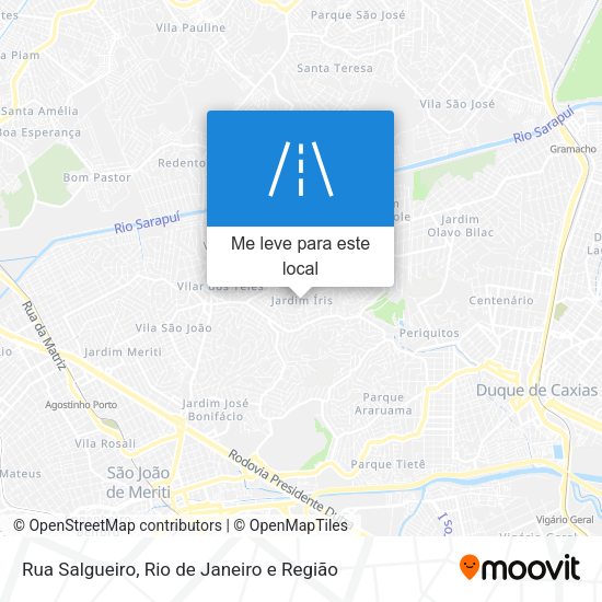 Rua Salgueiro mapa