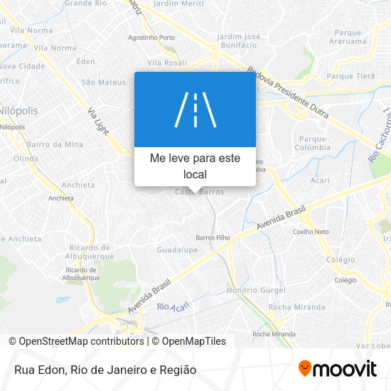 Rua Edon mapa