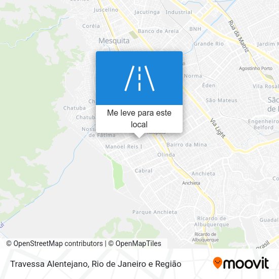 Travessa Alentejano mapa