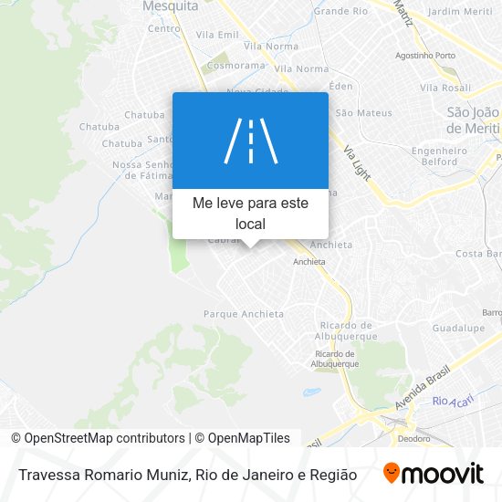 Travessa Romario Muniz mapa