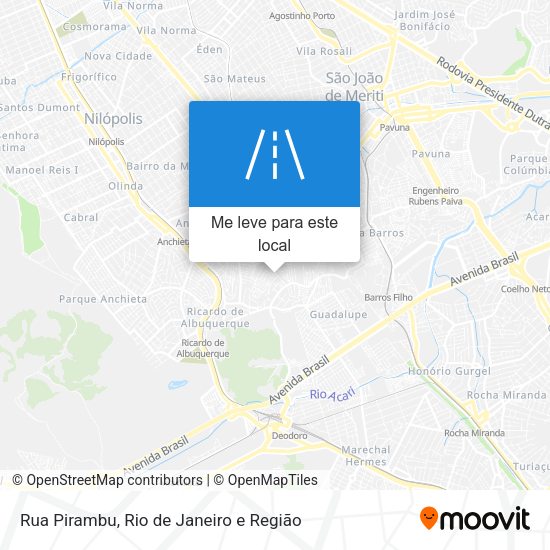Rua Pirambu mapa
