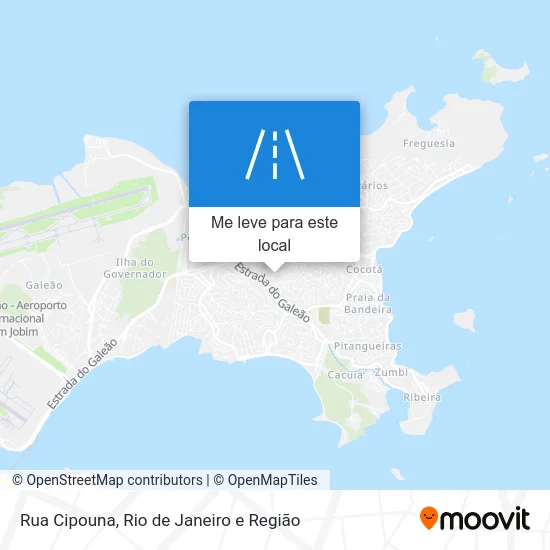 Rua Cipouna mapa