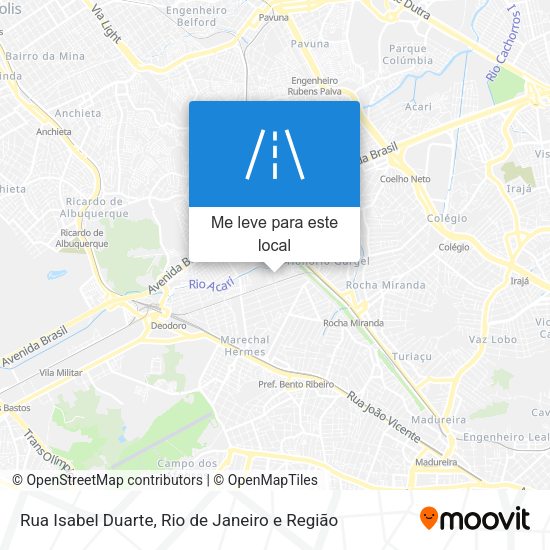 Rua Isabel Duarte mapa