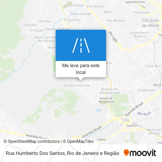Rua Humberto Dos Santos mapa