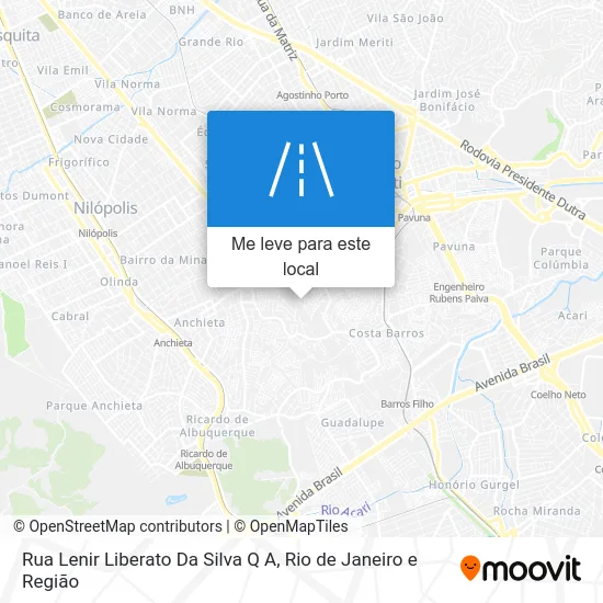 Rua Lenir Liberato Da Silva Q A mapa