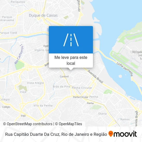 Rua Capitão Duarte Da Cruz mapa