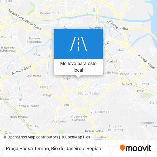 Praça Passa Tempo mapa