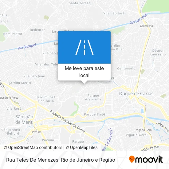 Rua Teles De Menezes mapa