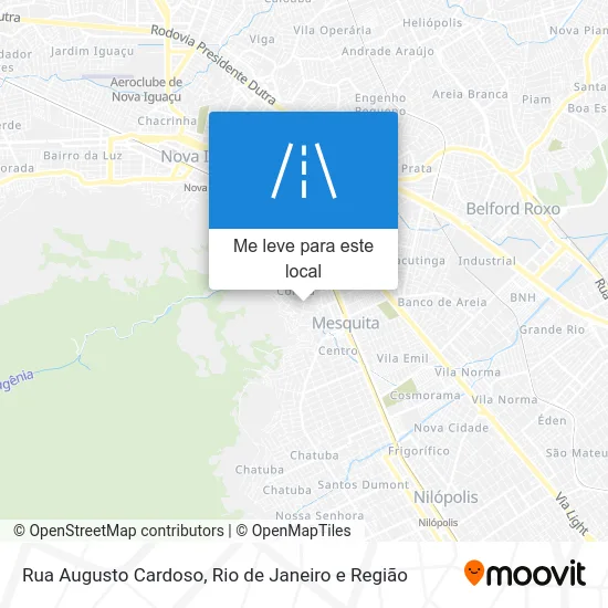 Rua Augusto Cardoso mapa