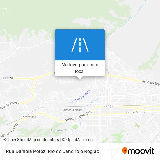 Rua Daniela Perez mapa