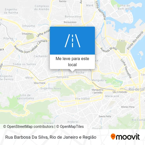 Rua Barbosa Da Silva mapa