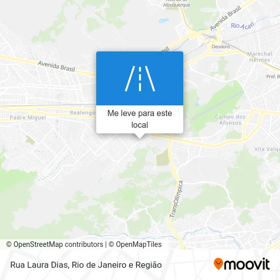 Rua Laura Dias mapa