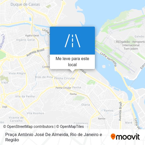 Praça Antônio José De Almeida mapa