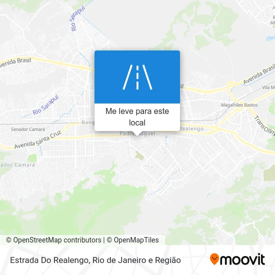 Estrada Do Realengo mapa