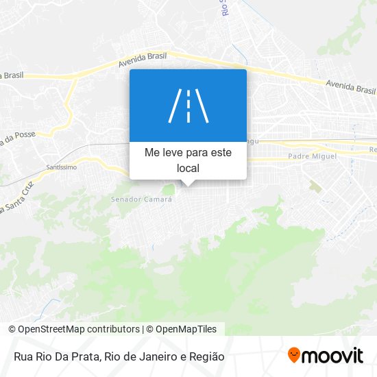 Rua Rio Da Prata mapa