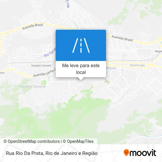 Rua Rio Da Prata mapa