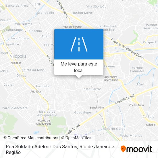 Rua Soldado Adelmir Dos Santos mapa
