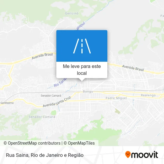 Rua Saina mapa