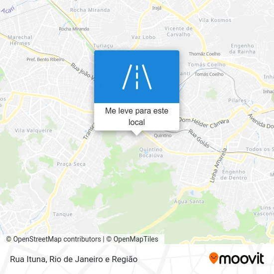 Rua Ituna mapa