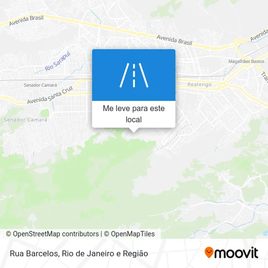 Rua Barcelos mapa