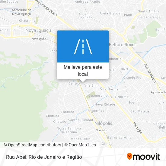 Rua Abel mapa