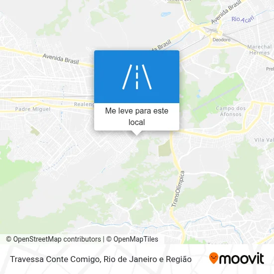 Travessa Conte Comigo mapa