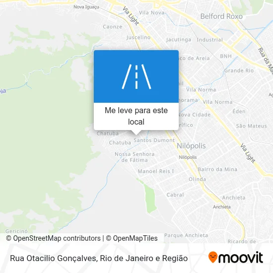 Rua Otacilio Gonçalves mapa