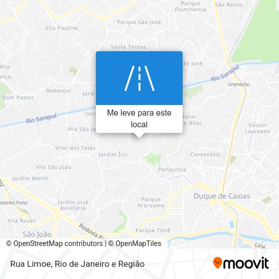 Rua Limoe mapa
