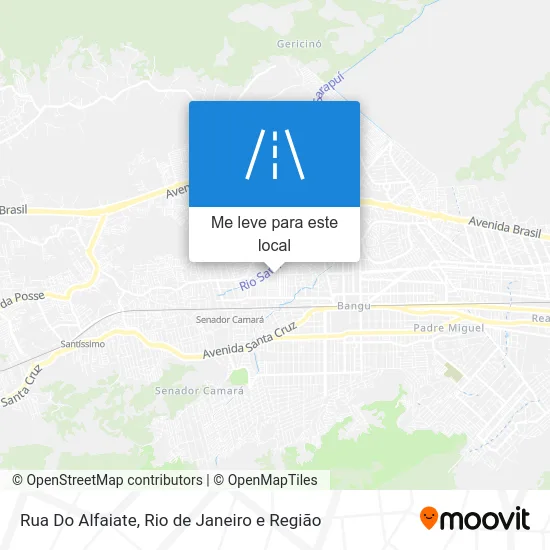 Rua Do Alfaiate mapa