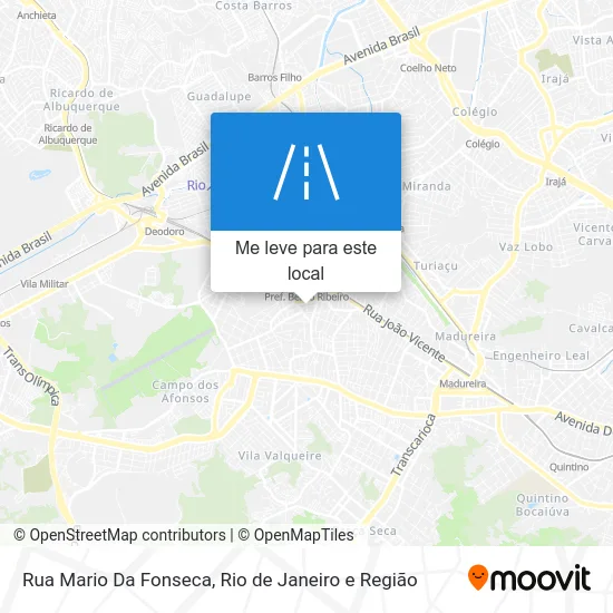 Rua Mario Da Fonseca mapa