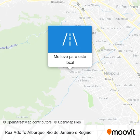 Rua Adolfo Alberque mapa