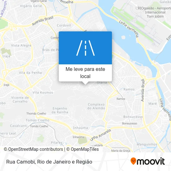 Rua Camobi mapa