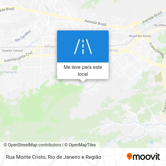 Rua Monte Cristo mapa