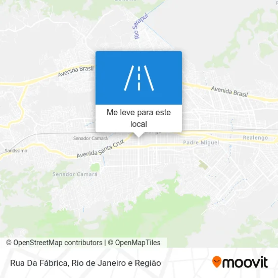 Rua Da Fábrica mapa