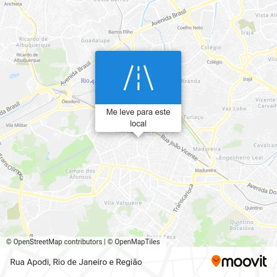 Rua Apodi mapa