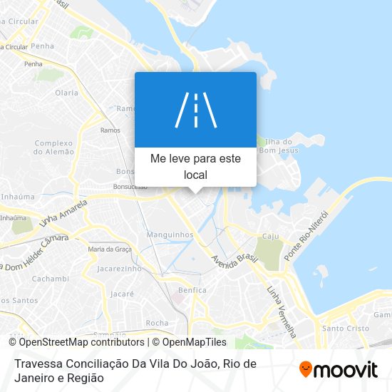 Travessa Conciliação Da Vila Do João mapa