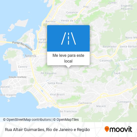 Rua Altair Guimarães mapa