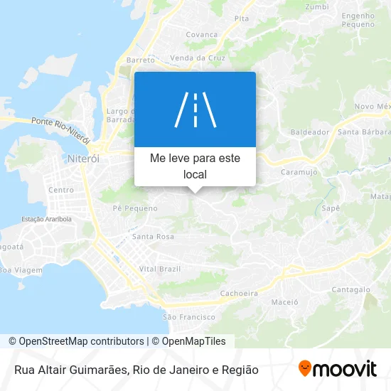 Rua Altair Guimarães mapa