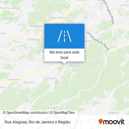 Rua Alagoas mapa