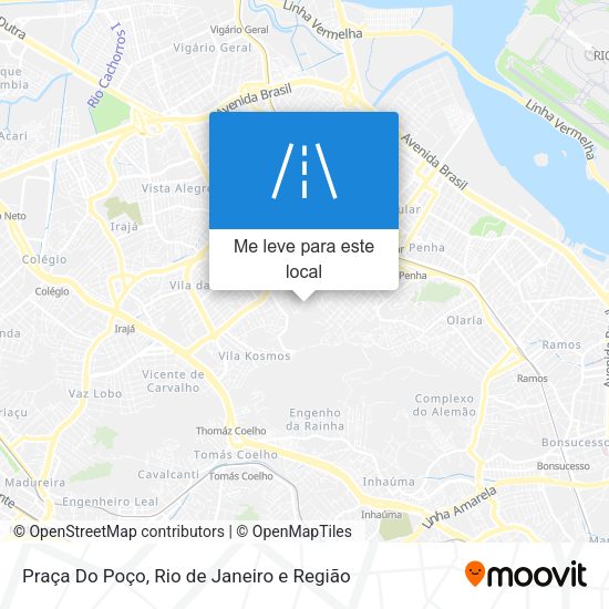 Praça Do Poço mapa
