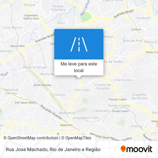 Rua Jose Machado mapa