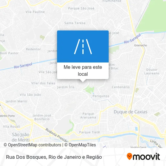 Rua Dos Bosques mapa