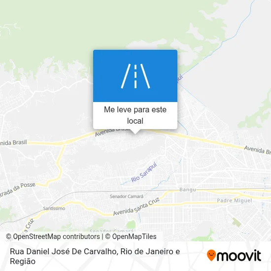 Rua Daniel José De Carvalho mapa