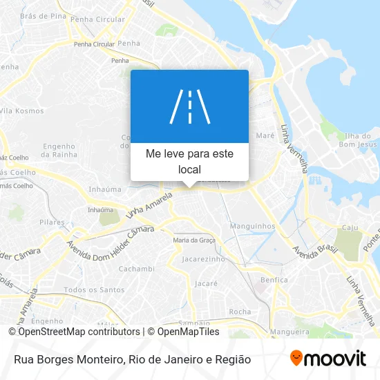 Rua Borges Monteiro mapa