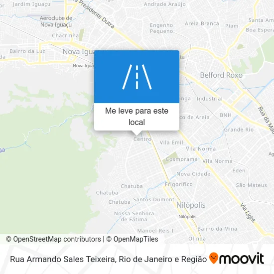 Rua Armando Sales Teixeira mapa