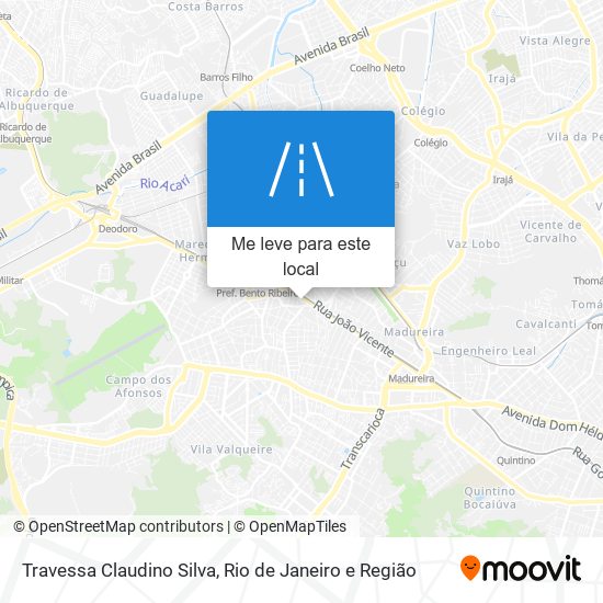 Travessa Claudino Silva mapa